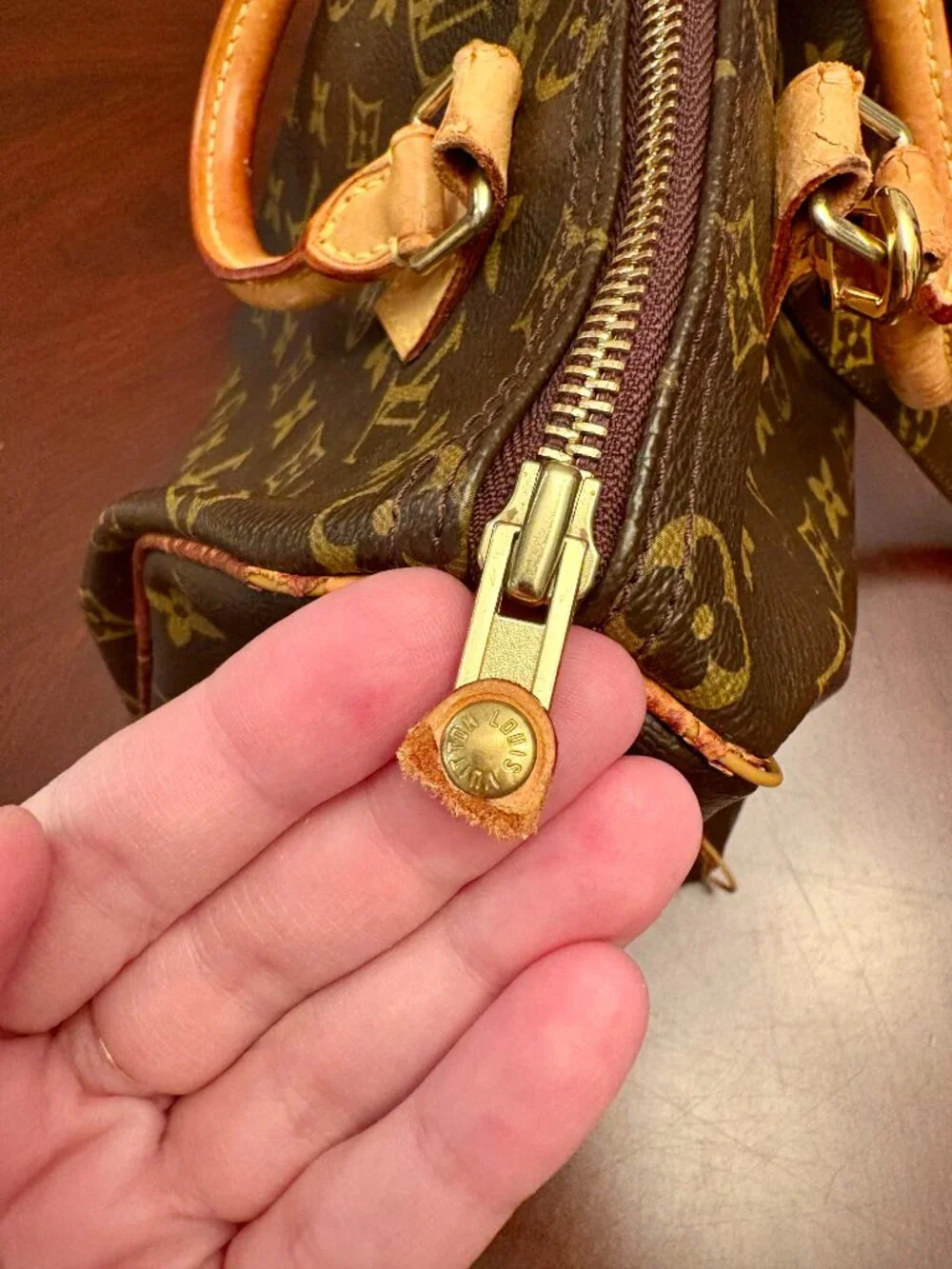 Louis Vuitton Speedy Bag with Shoulder Strap